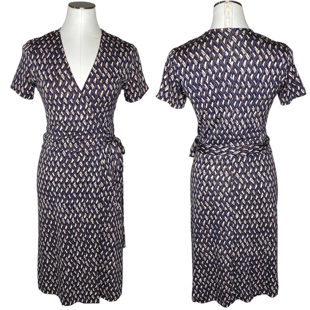 Vintage Diane Von Furstenberg Silk Wrap Dress